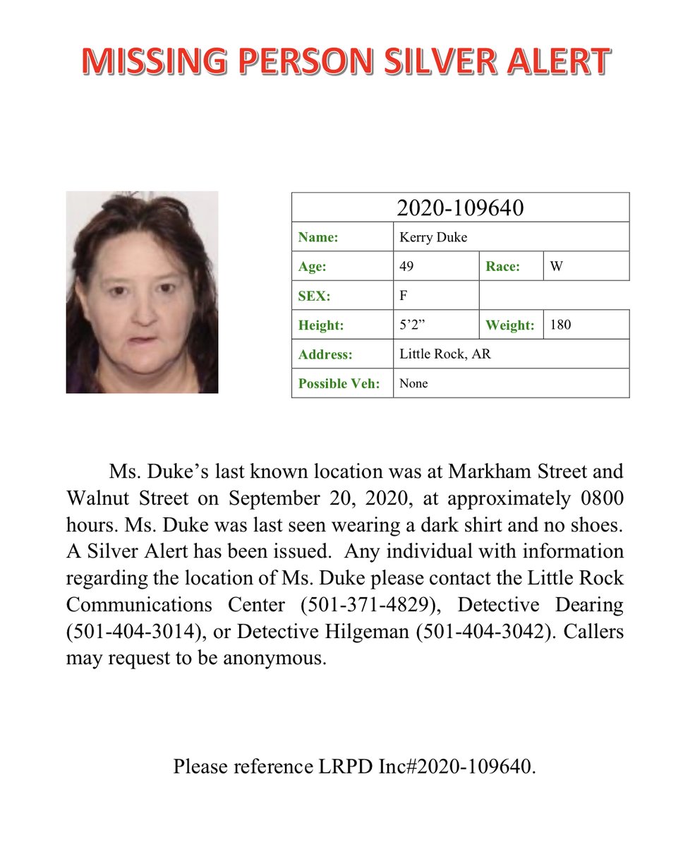 Little Rock Police tweet media