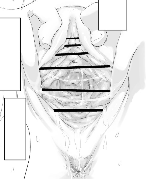 いま描いてる新刊のまんここんな感じですがいかがでしょうか(R18)#エアコミティア133 #COMITIA 