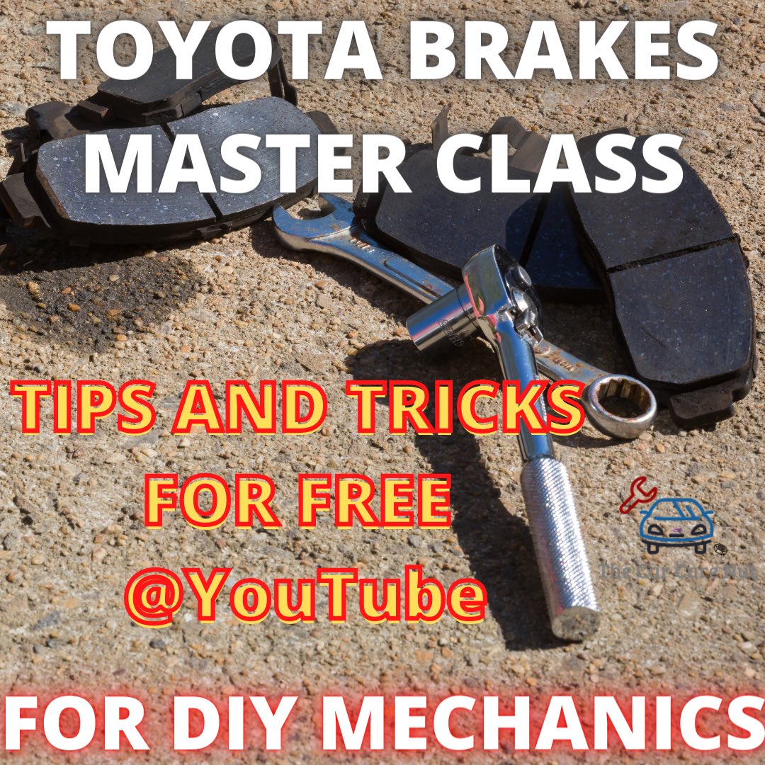 #Toyota Brakes and Rotors DIY Master Class  youtu.be/mwEOP9Tobw8 via <a href="/YouTube/">YouTube</a>  #camry #corolla #highlander #sienna #RAV4 #Prius