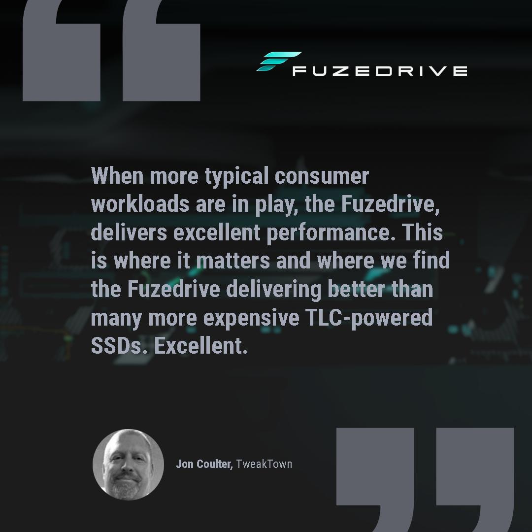 enmotus's tweet image. Get NVMe speeds for your storage devices without buying more NVMe drives.

Read up on TweakTown's review on our SSD at bit.ly/3bQenl8
Follow us @FuzeDrive
Fast and Built to Last™

#enmotus #fuzedrive #midrive #nextgenSSD #machineintelligence #slc #qlc #nvme #pcgaming
