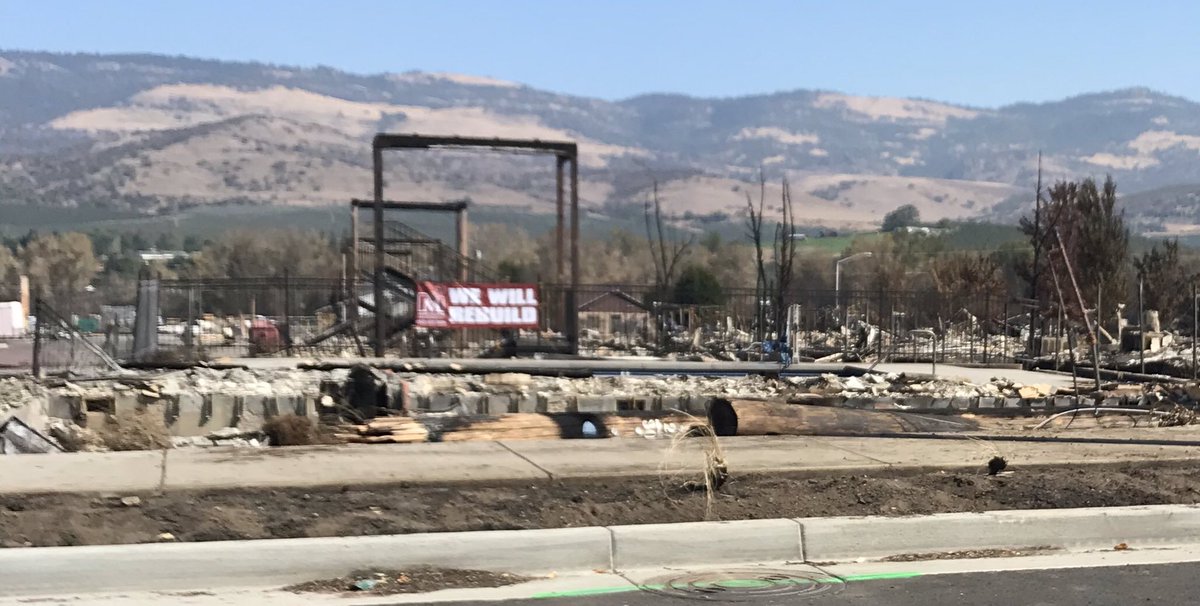 2300+ homes gone, local schools report up to 50% of students homeless now. Help if you can