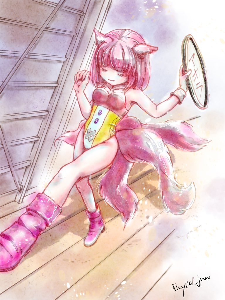 Twoucan お宅の創作ピンク髪っ子をください の注目ツイート イラスト マンガ