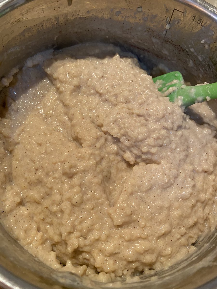 Had a go at making cous cous pudding. Like rice pudding but with cous cous instead of rice. Not bad.