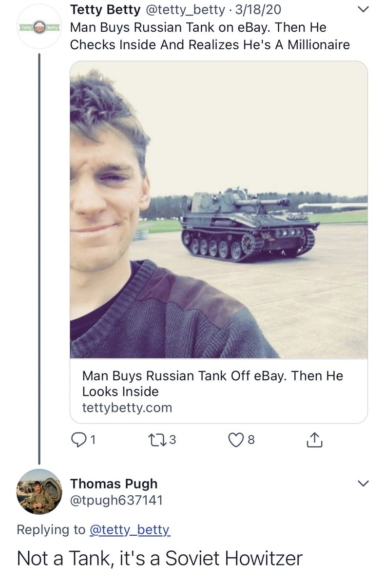 If you want to identity a piece of military hardware just post a picture to Twitter calling it a "tank."I'm seriously not joking. It's like that thing about giving wrong answers in a tech forum gets you the right answer from somebody else faster.