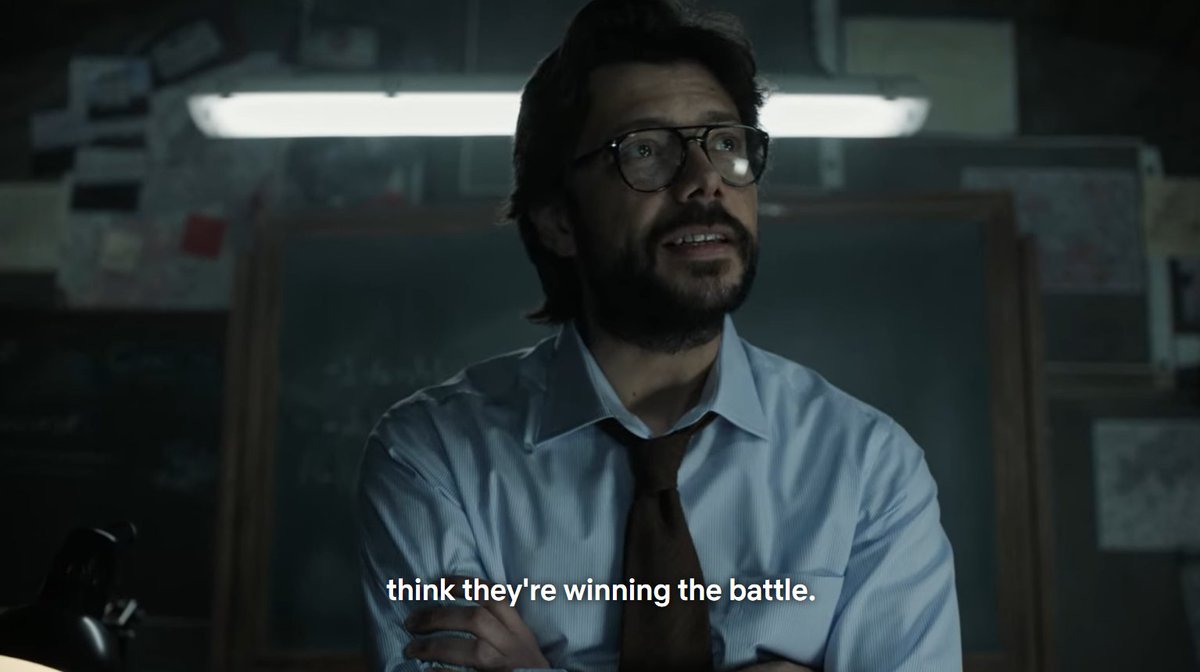 Some earlier screenshots I have yet to upload. These are from Episode 5.Arturo Román is mistakenly shot by the police. He is now lying on a countertop waiting for the negotiated medical team to come treat him as well as for his request to speak to his wife to be fulfilled.