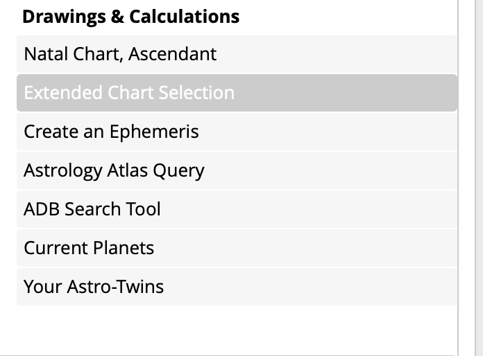 So how do you find your Lilith? I personally use astrotheme, because I feel it& #39;s easy but arguably it isn& #39;t always the most accurate or reliable. go to   http://astro.com  > click free horoscopes > scroll to extended chart selection > enter your birth info