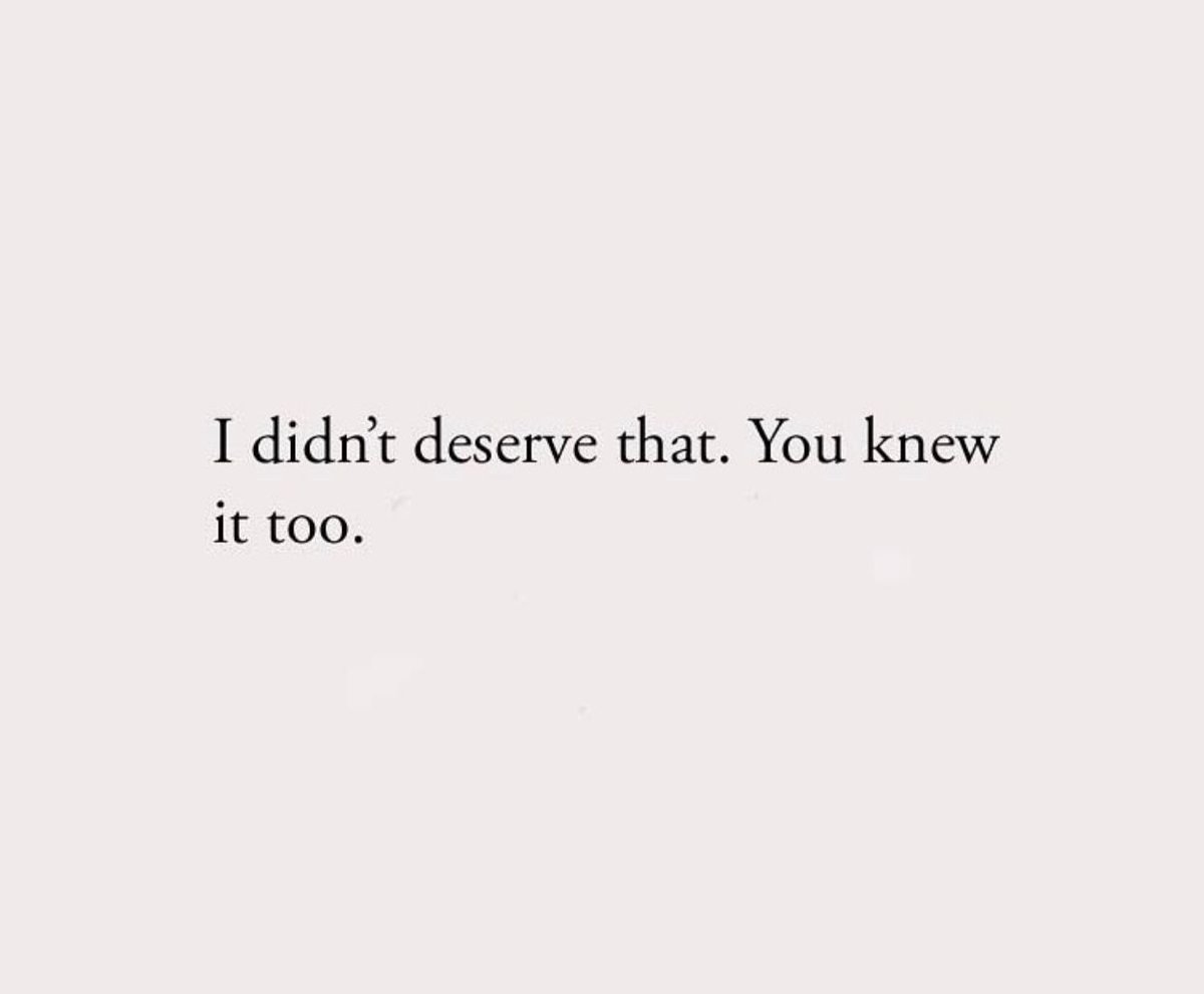 you knew it too.