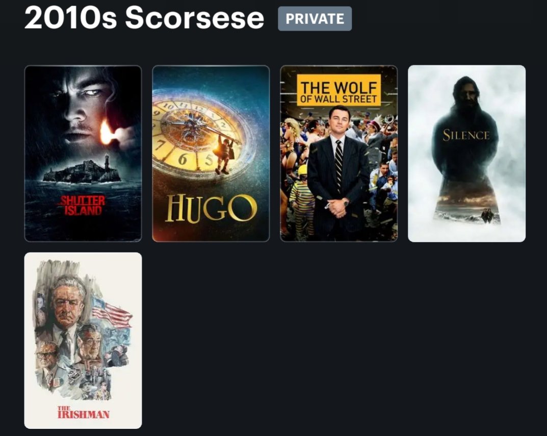 Better 2010s filmography?