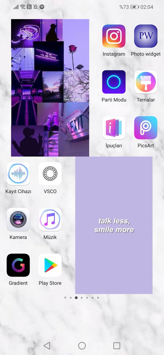 aycanyanacfc4's tweet photo. Androide böyle yaptım wpdöepdllee anca bu kadar #ios14homescreen https://t.co/NsPr986frz