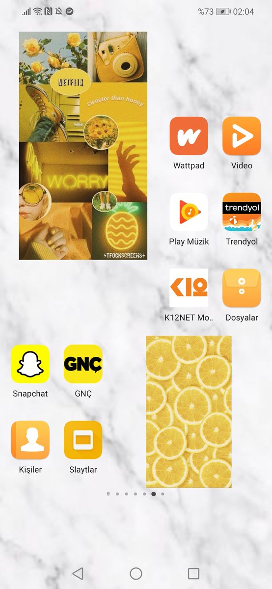 aycanyanacfc4's tweet photo. Androide böyle yaptım wpdöepdllee anca bu kadar #ios14homescreen https://t.co/NsPr986frz