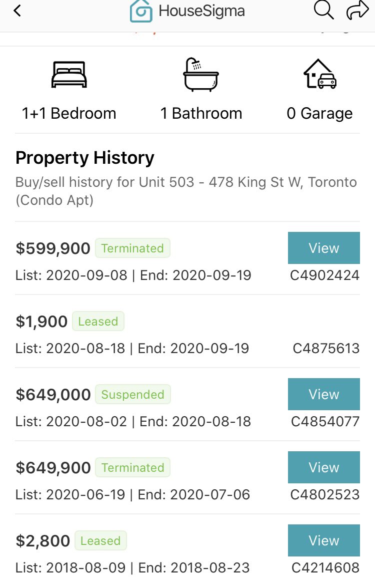 The Latest in Toronto RentsThis condo was just leased for a whopping $900 below the 2018 leased price.Revenue just plummeted 32%The kicker is that it still took a month to lease out after taking a massive haircut  #cdnecon