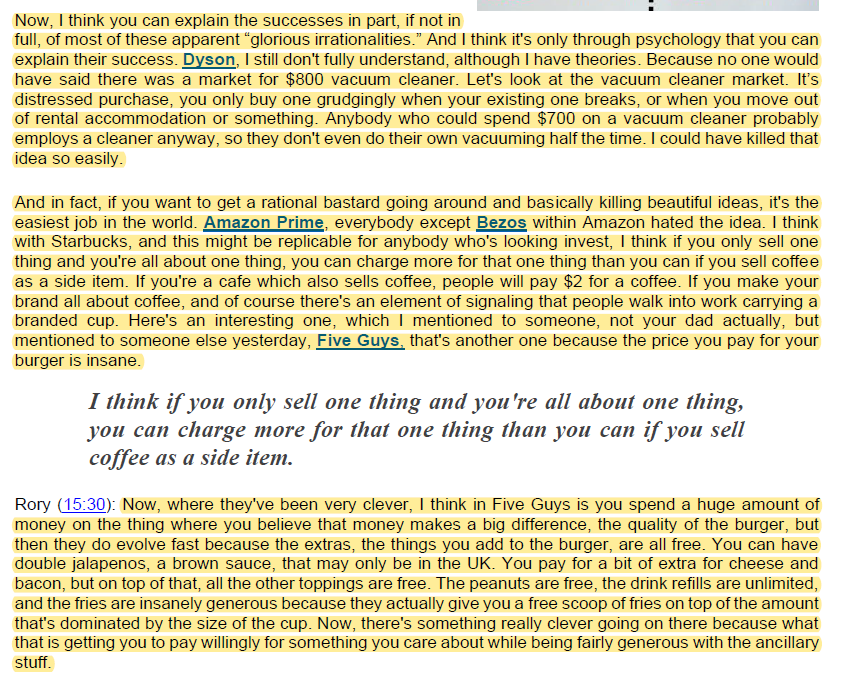 6/ Pretty interesting set of examples why better, faster, cheaper may not always be the "good or true" ideaRed Bull, Zoom, Starbucks, Amazon Prime, Dyson, Five Guys