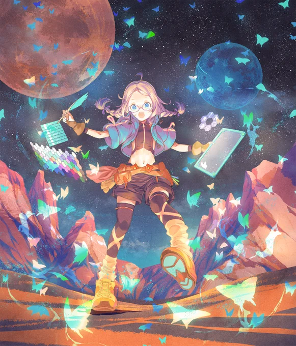 ツイッターも同人誌もできてない中、過去絵ですが...!
イベント行きたいなあ
#エアコミティア 