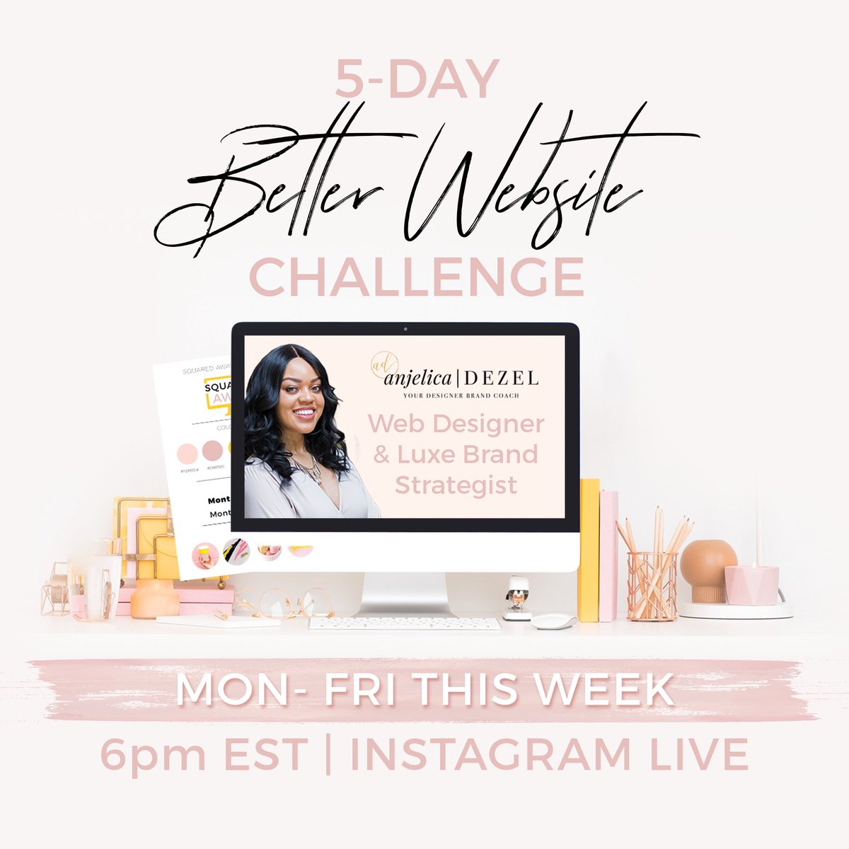 Want a Website That Turns Visitors Into Buyers?

I'm giving a FREE 5-Day "Better Website" Challenge. This challenge will give you the actionable changes you can make TODAY to turn your website into a client magnet!

Go to bit.ly/BetterWebsiteC… to sign up!