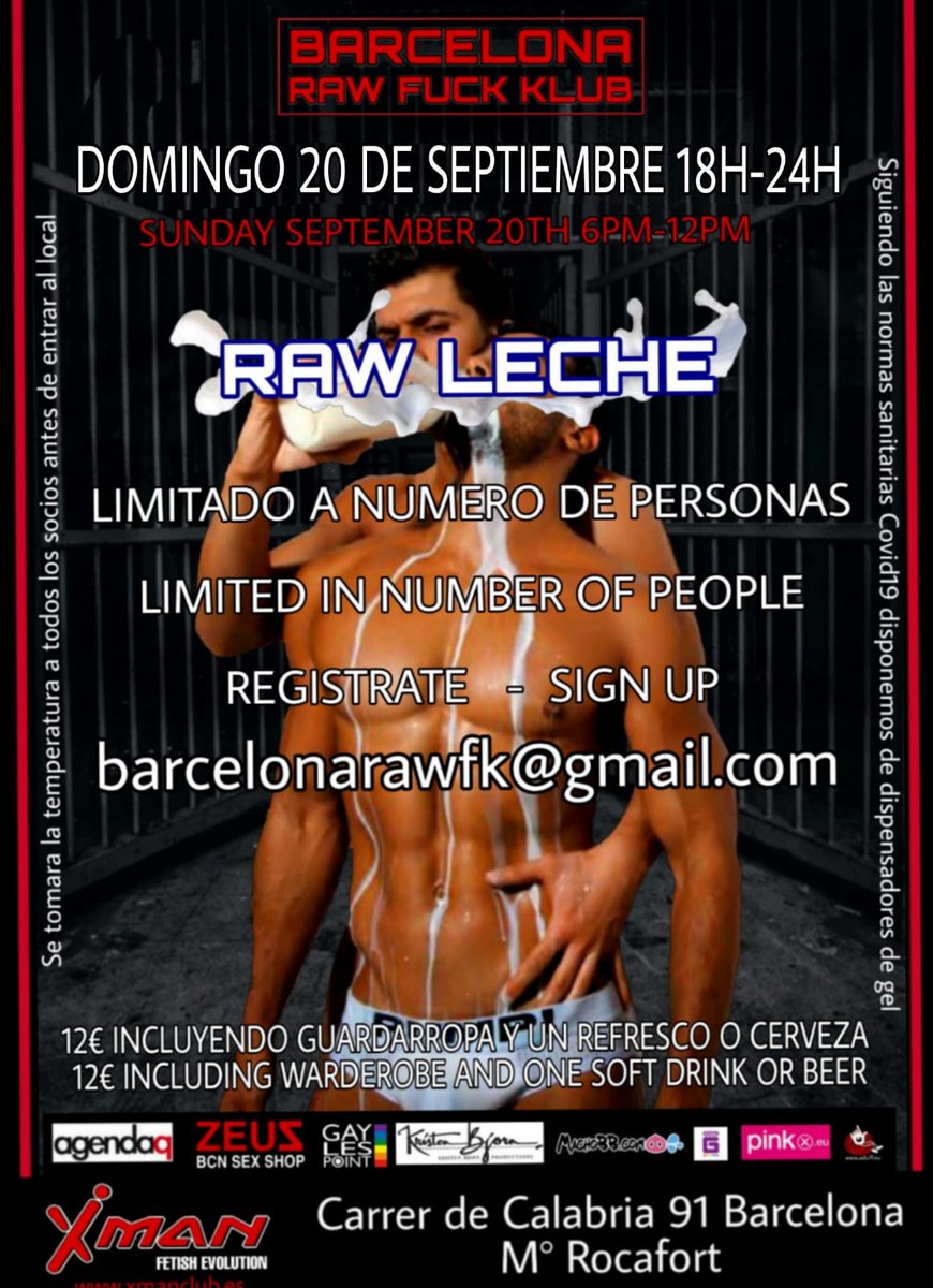 ADUFF_NET's tweet photo. 3 DIAS DE EXITO EN EL @ClubXman .
DESPUES DEL EVENTO #XMFIST , HUBO CASI 70 PARTICIPANTES EN LA #RAWLECHE ORGANIZADA POR @rawfuckklub HOY
GRACIAS A TODOS POR ELIGIR EL @ClubXman COMO EL LOCAL "REFERENCIA DEL PLACER DE #Barcelona "
@machobbcom @PinkTVFR @MICHELMEKA1 https://t.co/GrvlfrIm2s