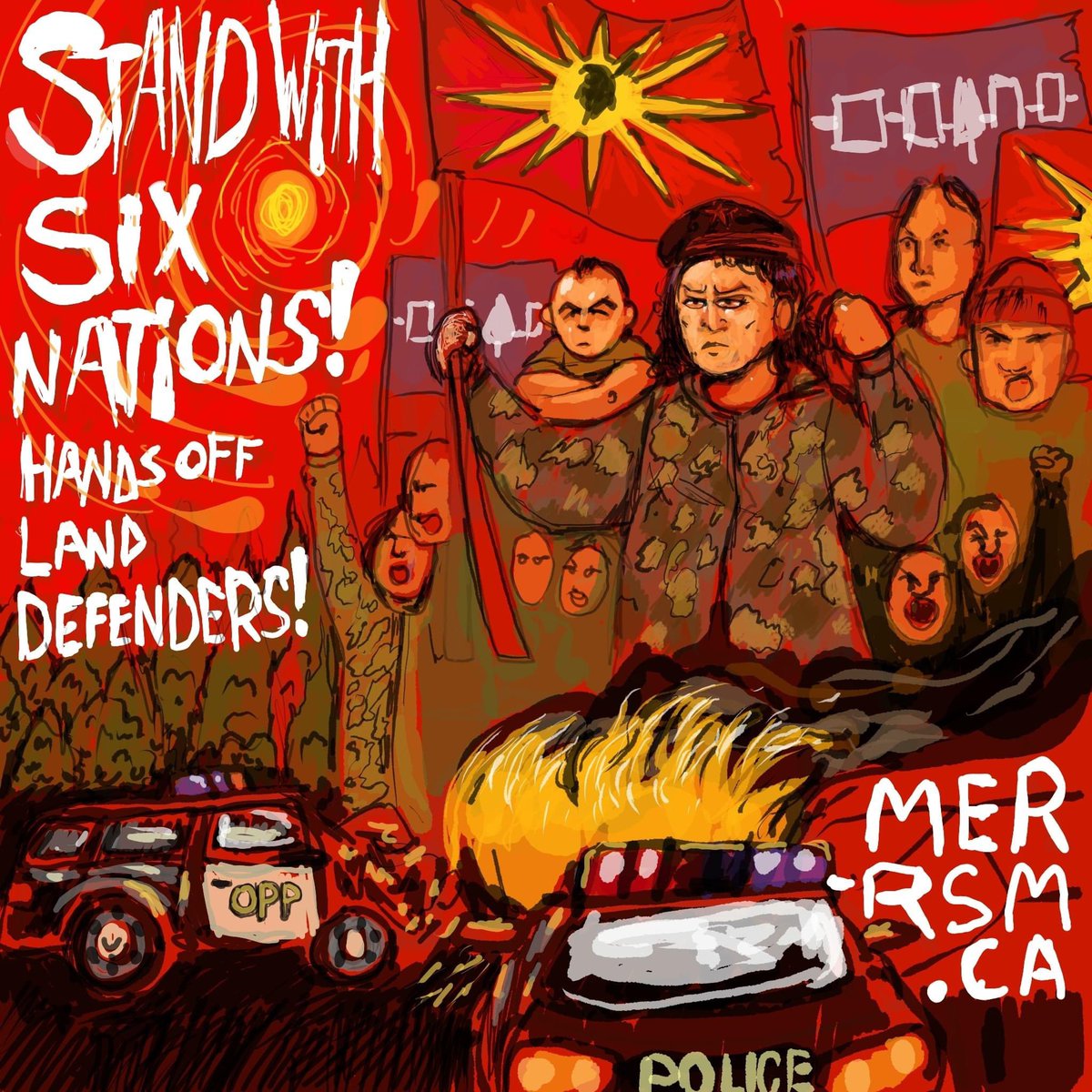 This day of action is about land back everywhere, continuing a tradition of national days of action in support of Indigenous sovereignty. We are calling for a diversity of tactics coming from the diverse communities from which our support comes.