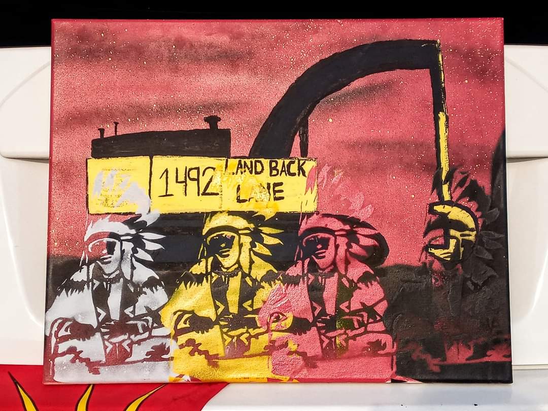 The colonial state and their police continue to try to divide and conquer the Peoples of Turtle Island. While we resist colonial violence in it’s many forms everyday, October 9th we will again reclaim colonized spaces and disrupt colonial infrastructure.