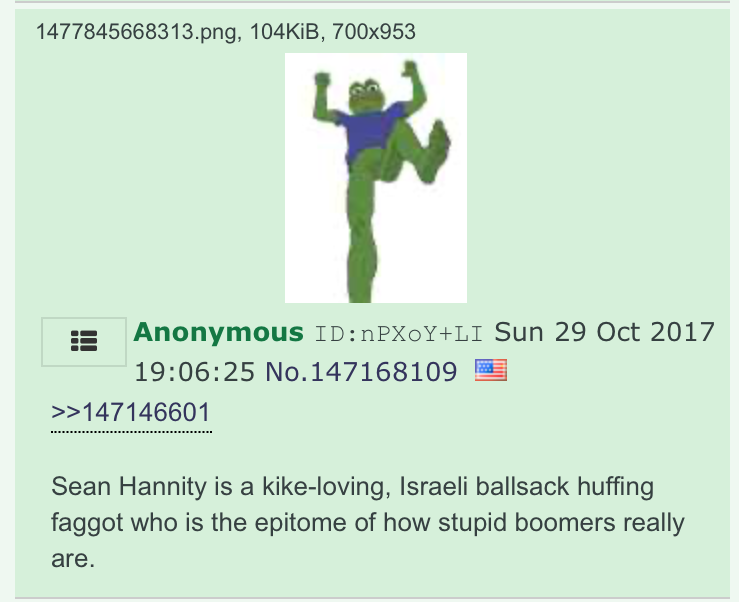 Before we move on to a detailed analysis of the drops and their responses, a word: our last few threads have left a *lot* of racist and antisemitic content on the cutting-room floor.This runs the risk of misrepresenting the way the 4chan thread *really reads*, so here: