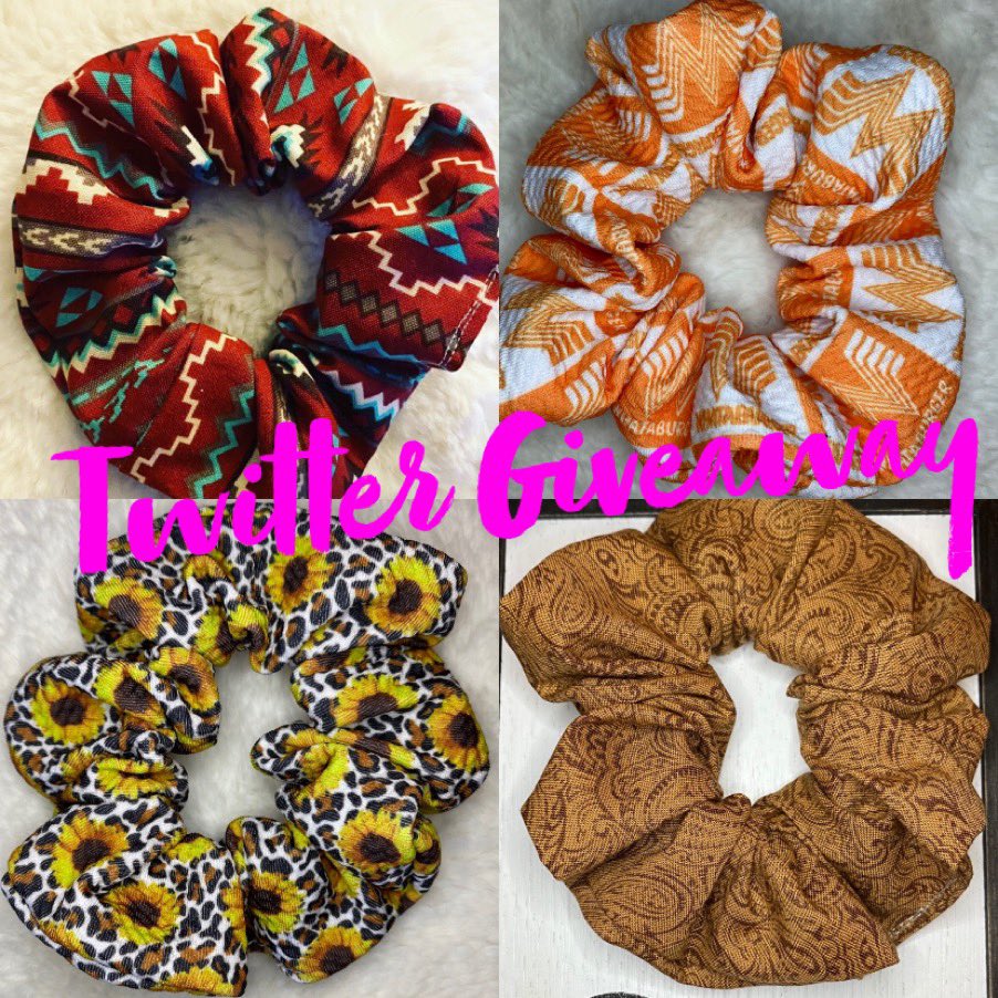 SouthernScrunch's tweet photo. 🔥🔥GIVEAWAY TIME 🔥🔥 
Time for another Twitter exclusive giveaway! Winner will receive one of each of the scrunchies below! To enter: 
- retweet this post 
- tag 5 friends to follow us! 
Winner will be drawn on October 1st! ❤️ 

To shop- https://t.co/Sf9KqsUKh6 https://t.co/Ce8Vv0mwB6