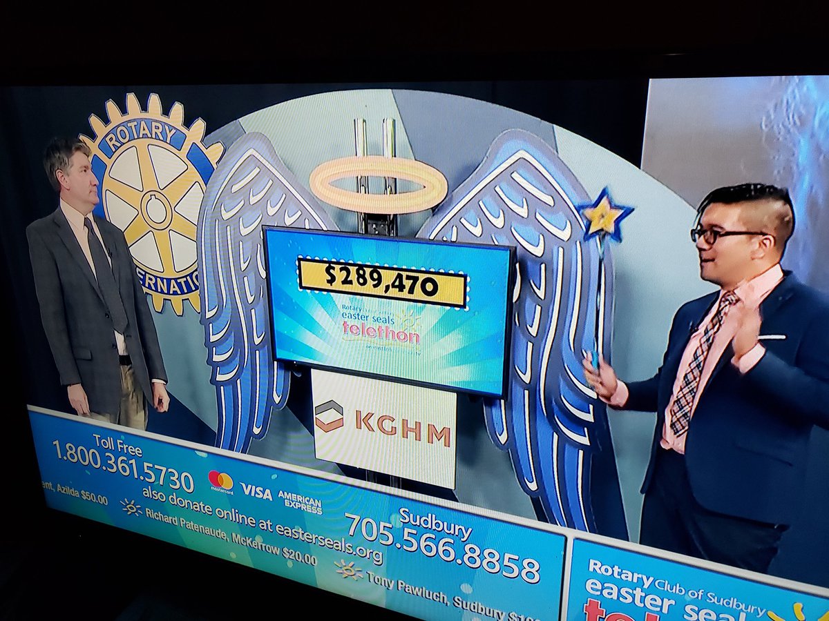 CONGRATULATIONS <a href="/EasterSealsON/">Easter Seals Ontario</a> !!!  $289 470 raised for a fantastic cause!!  Thank you to everyone who contributed!