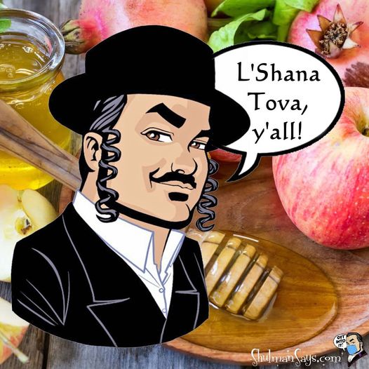 ShulmanSays's tweet photo. Wishing yโall a happy and healthy new year, this Rosh Hashanah! (Original https://t.co/7z35p86Va4 artwork, as always, by the sensational Bernard Chang). ืึฐืฉึธืื ึธื ืืึนืึธื ๐๐ฏ๐ค
#GetIntoIt #RoshHashanah #HeadOfTheYear #LShanaTova #JewishHighHolidays https://t.co/UXTajELUtP