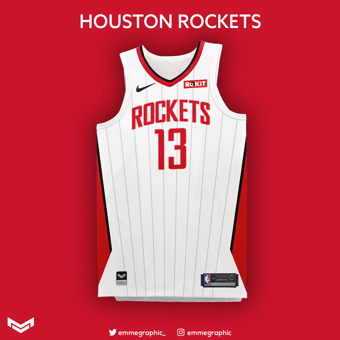 Concept jersey Nike NBA x Houston ROCKETS on Behance