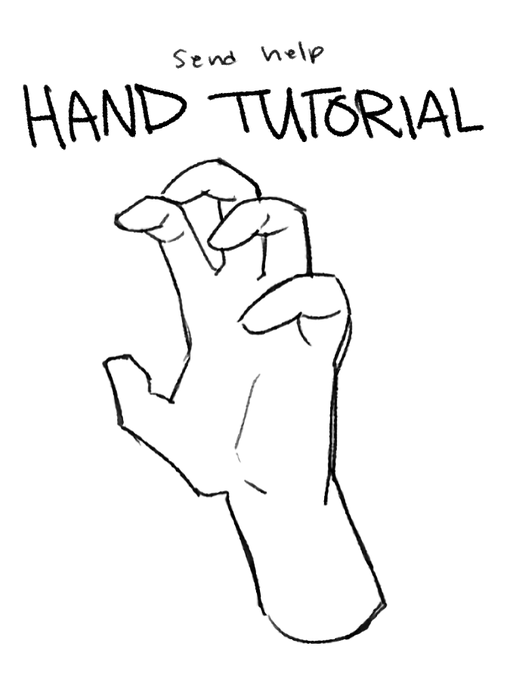 some sort of guide to drawing hands slightly easier(?) 