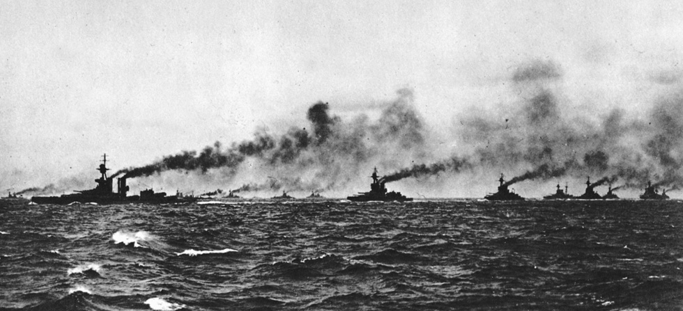 Some observers scoff at the utility of the Britain's battleship fleet during the war, pointing at the fact that there was only one major engagement, at Jutland. But they miss the fact that Britain's battle fleet did what it needed to do - NOT lose sea control.