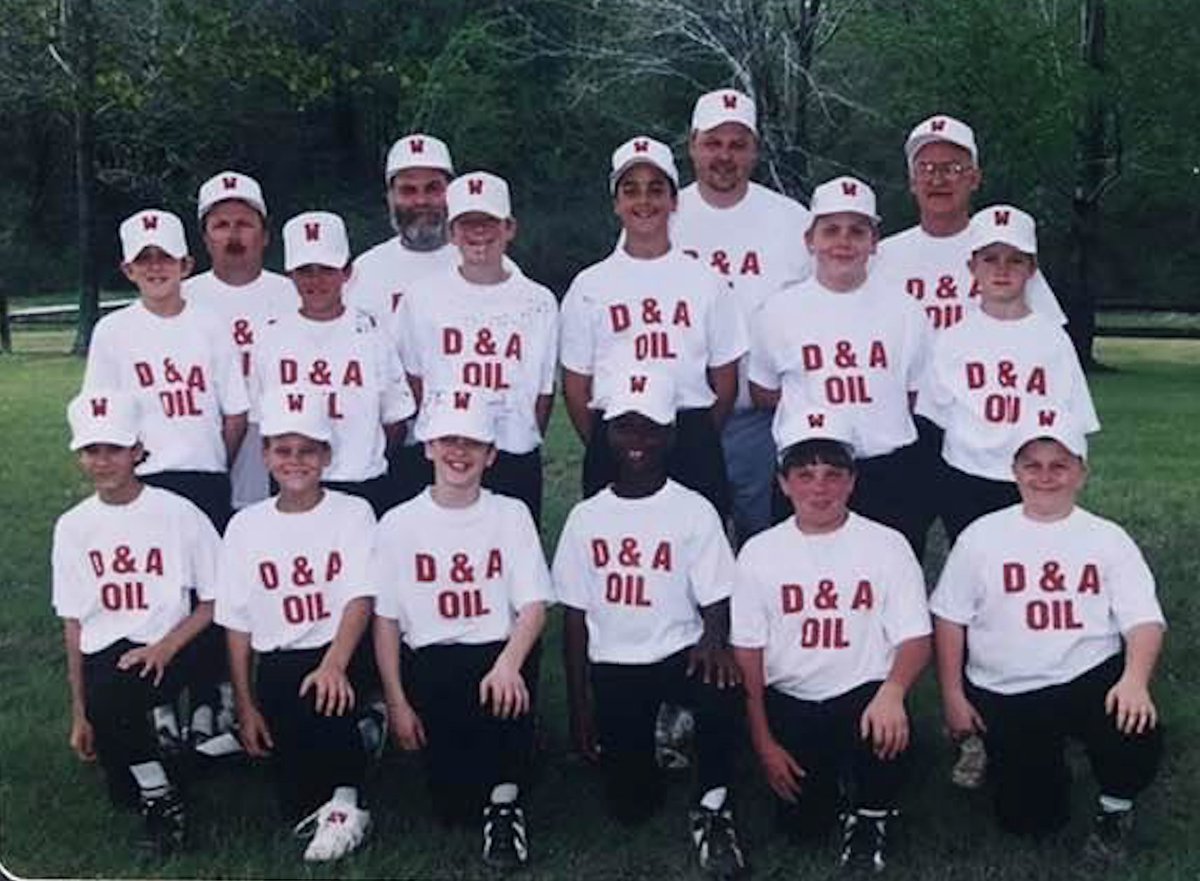 Tom_Nader's tweet photo. RECORD-COURIER SPORTS MUSEUM
The 1996 Windham D&amp;A Oil baseball team. The team won the Hot Stove G League state championship that summer.
@Windham_Sports @windhamschools1 https://t.co/IaWambbP3k