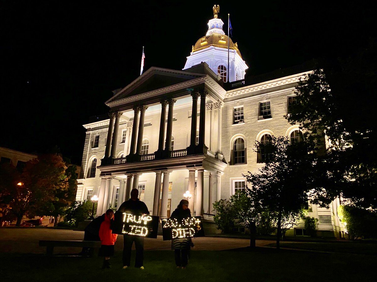 In NEW HAMPSHIRE tonight at the state capitol