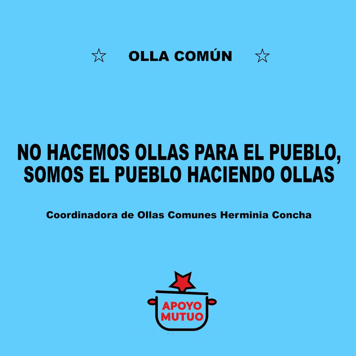ollasherminia's tweet photo. Somos Apoyo Mutuo, fondo solidario internacional para ollas comunes e iniciativas de abastecimiento comunitario. Para más información: https://t.co/PJi1DKiYFH Para sus aportes: https://t.co/gt1OW8J4CJ
#lapincoya #OllasComunes @ComunOlla @chiledespertobc @parar_la_olla @RPinkoya https://t.co/HPnLPEkH0h