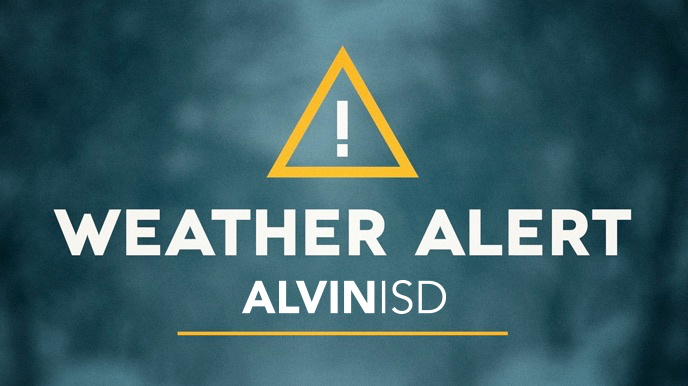 Alvin ISD schools and campuses will be closed on Monday, September 21, 2020 due to Tropical Storm Beta. This closure will affect all students, including Alvin Virtual Learning (AVL) and all extracurricular activities for Monday, September 21.