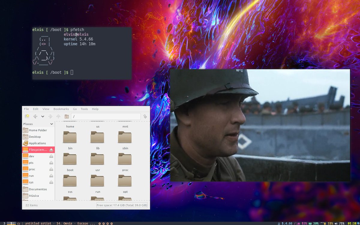 acc3lerat0r's tweet image. #linuxfromscratch looking good at this point !