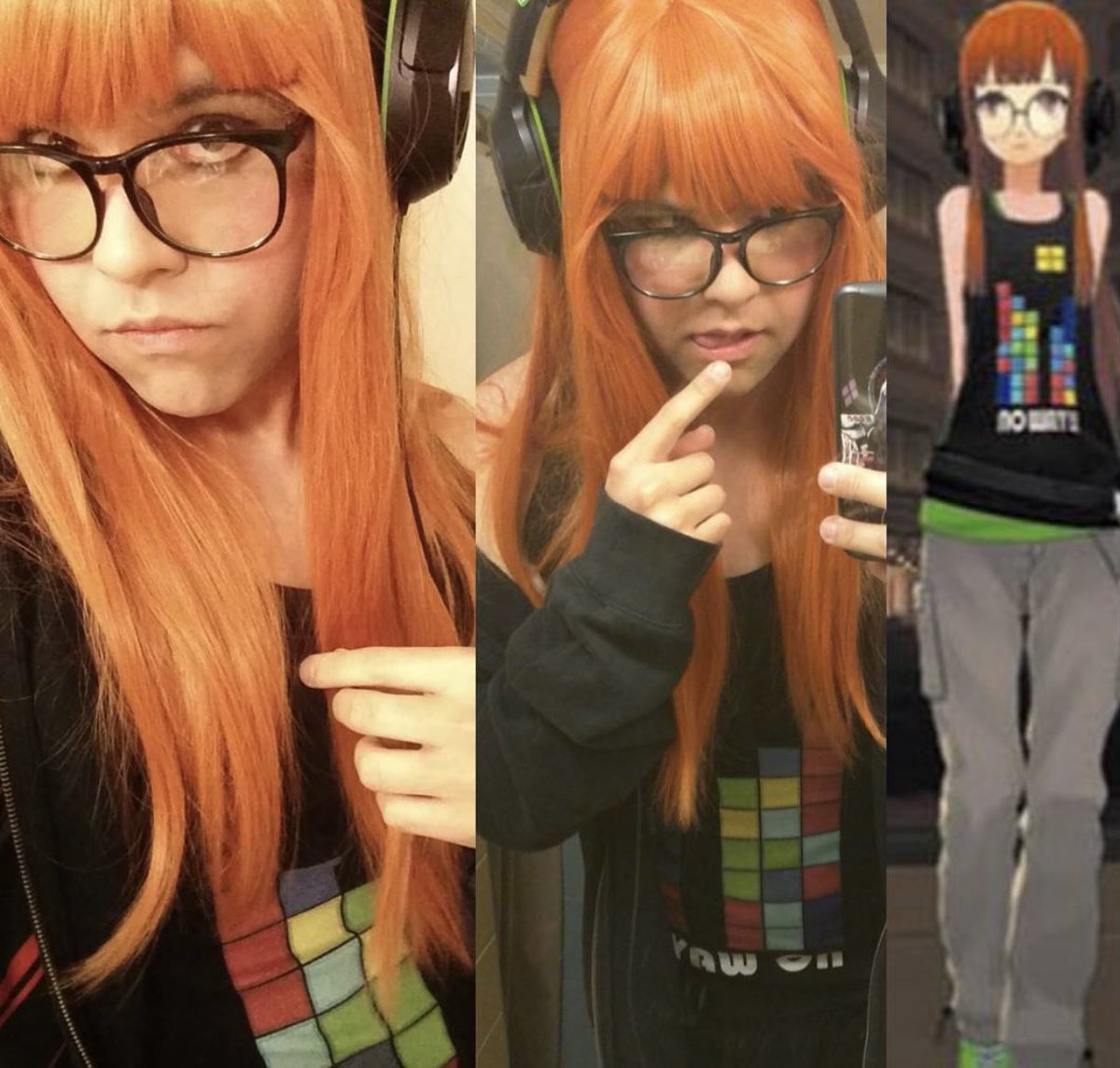 KaijuTitanZero's tweet photo. Ayo remember that time I crossplayed Futaba?
Good times.
#crossplay #persona5 #persona5royal #crossplayer #crossplaying https://t.co/stflrPhTci