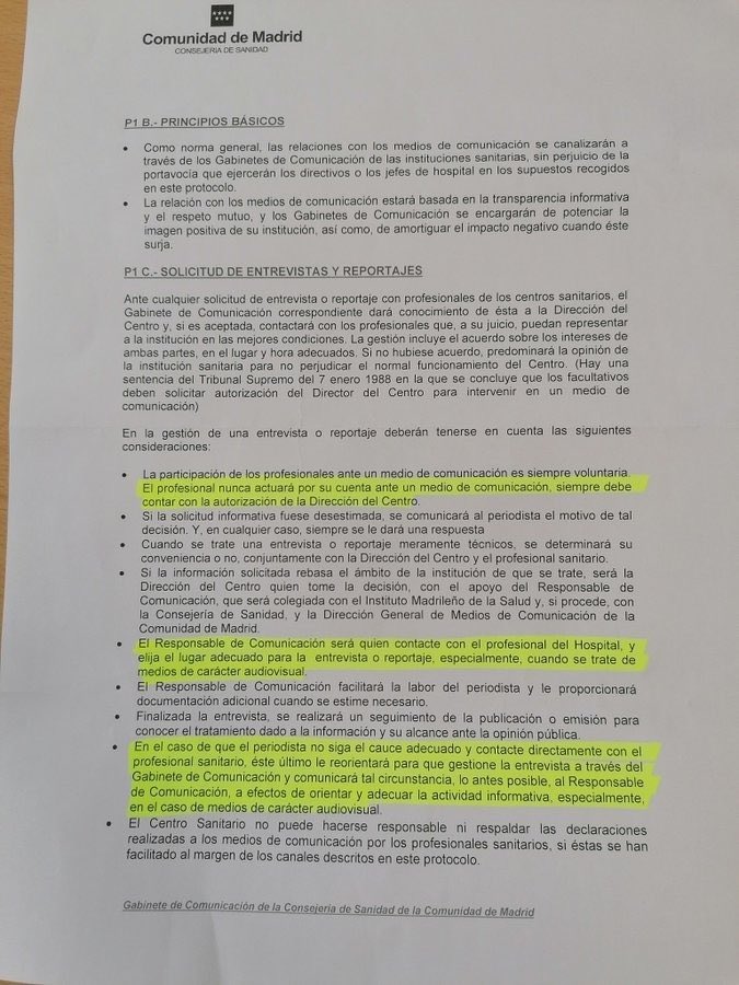 Tapar las vergüenzas debajo de la alfombra,ocultar la realidad para poder inventarse realidad paralela como  “modus operandi”

Así es Madrid.

La Libertad según Ayuso.

❌Ayuso prohibe a sanitarios y docentes hacer declaraciones a los medios diario16.com/ayuso-prohibe-… via @diario_16
