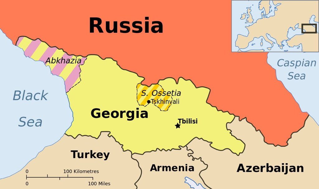  #Azerbaijan -  #Armenie / | La Géorgie aurait refusé la demande de la Russie pour utiliser leur espace aérien.