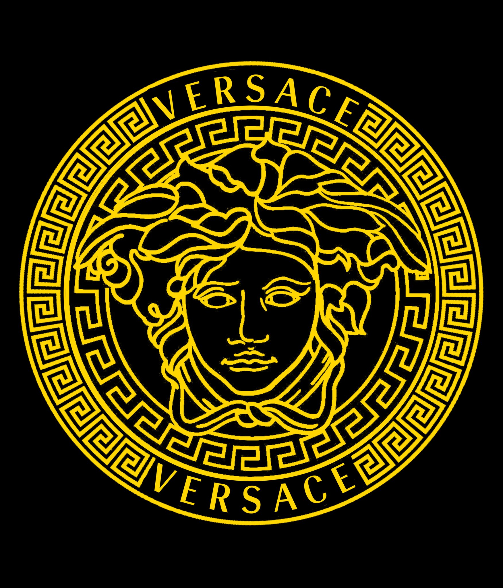 Gold Versace Logo