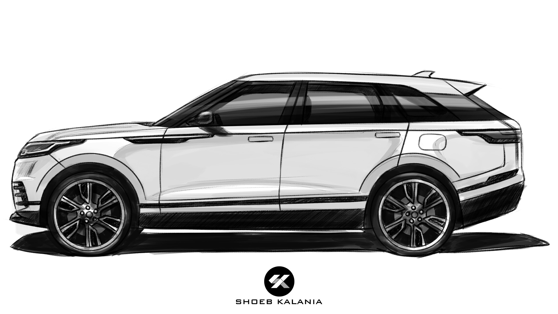 Range Rover Velar Sketch