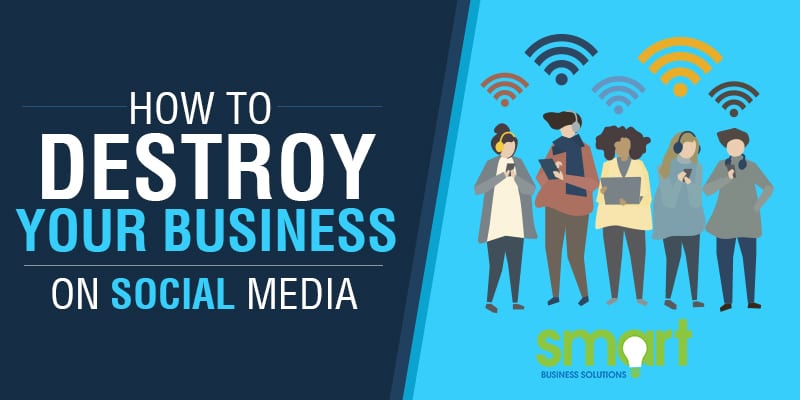 SmartBusAcad's tweet image. How to destroy your business on #SocialMedia - #Smart #Business #Solutions bit.ly/2XPkod9 

#VirtualAssistant 
#Virtualassistantservices