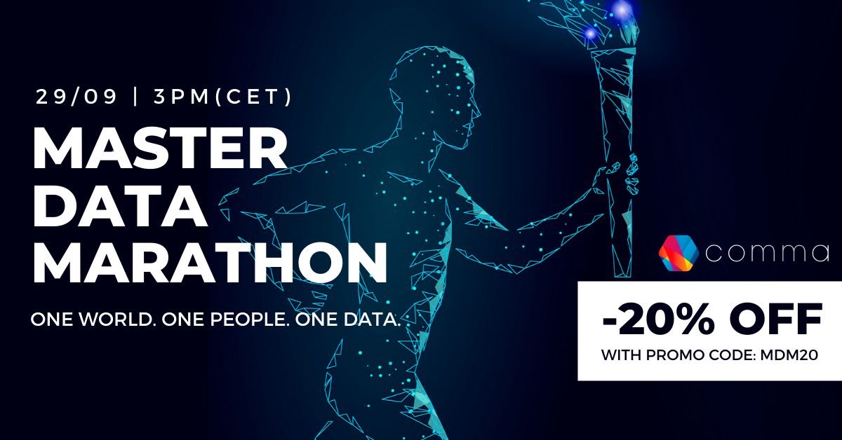 AmplifiEurope's tweet photo. We're excited to take part in the #MDM #MasterDataMarathon tomorrow, a virtual 24-hour event brought to you by @ThinkLinkers and @stdatawhisperer. It's not too late to attend, get 20% off your ticket with the code 'MDM20' https://t.co/6jrqELOjnr
#datamanagement #masterdata #data https://t.co/Ed69kgN1Mb