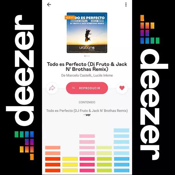 💫TODO ES PERFECTO💫
El nuevo Remix de DJ Fruto &amp; Jack N' Brothas - Marcelo Castelli Ft. Lucile Inkme📀 llega a Deezer
🔝💯🎛️🎚️🔊🔥😎✌️

📲YA está disponible, haz click aquí y agrégalo a tu playlist👇👇
deezer.page.link/kBjxSYe2eN311A…

#urabanarecords #jacknbrothas #deezer #deezerlatino