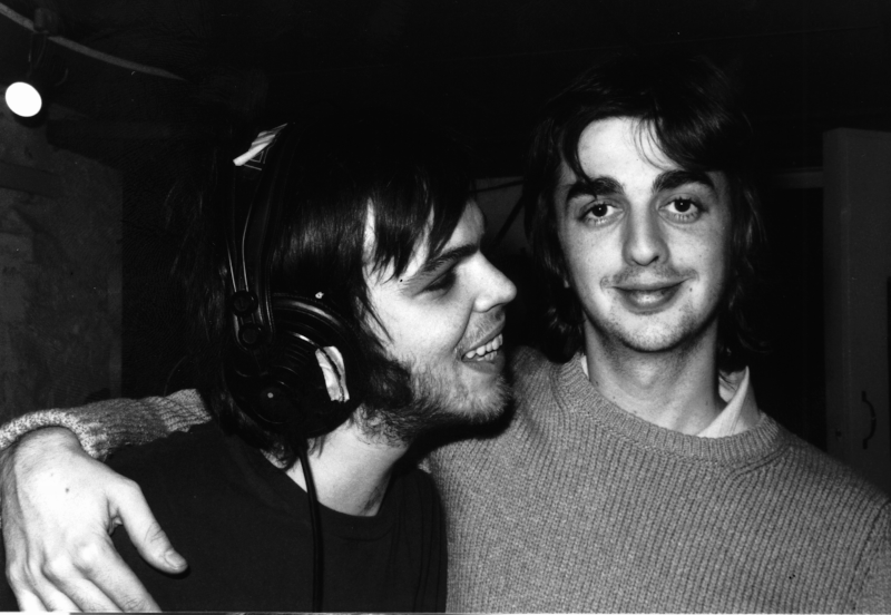 SupergrassHQ's tweet photo. Gaz and Danny at Sawmill Studios circa 1999. https://t.co/iCWwIM5PnW