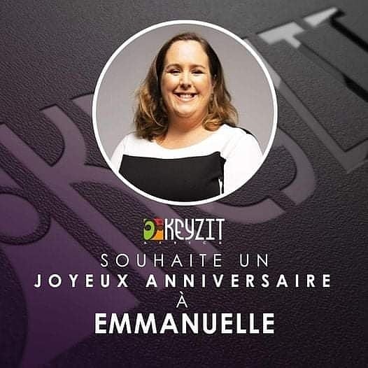 IKeyzit's tweet photo. Toute l'équipe de KEYZIT MAROC souhaite un Joyeux Anniversaire à EMMANUELLE RICOUR, directrice générale deKEYZIT SENEGAL

#EmmaFaye #KeyzitSenegal #KeyzitMaroc #KeyzitAfrica #Keyzit https://t.co/jweXIxBYgw