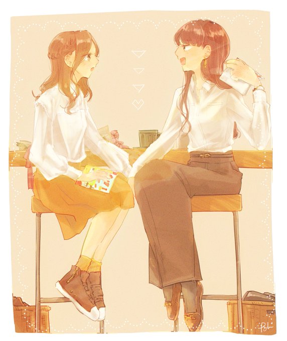 「2人の女性 ベンチ」のTwitter画像/イラスト(古い順)