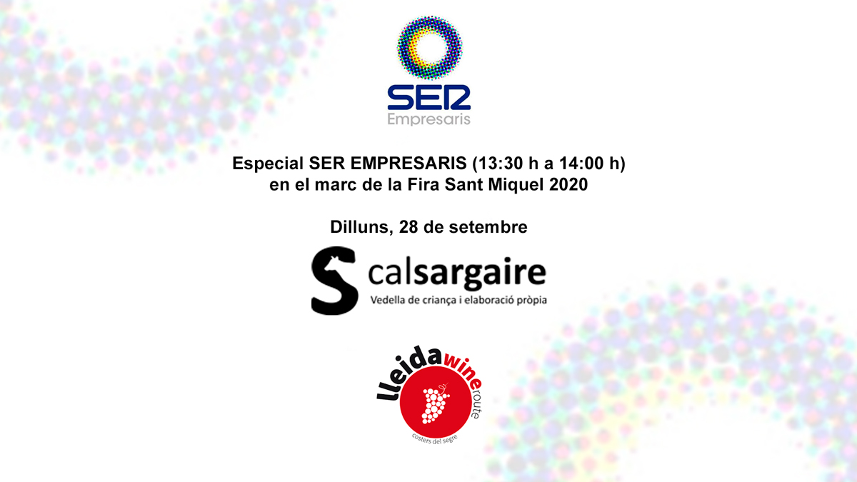 Inno4Agro's tweet photo. Ara mateix a @SERLleida, 'SER Empresaris', amb Jordi Capdevila, gerent de @carnSargaire, i amb Núria Balagué, responsable de màrqueting i comunicació de la @DO_CostersSegre i de la @RVLleida 🍇

📻 Escolta'ns a la freqüència 93.4 FM! https://t.co/jQUeTZjq8p