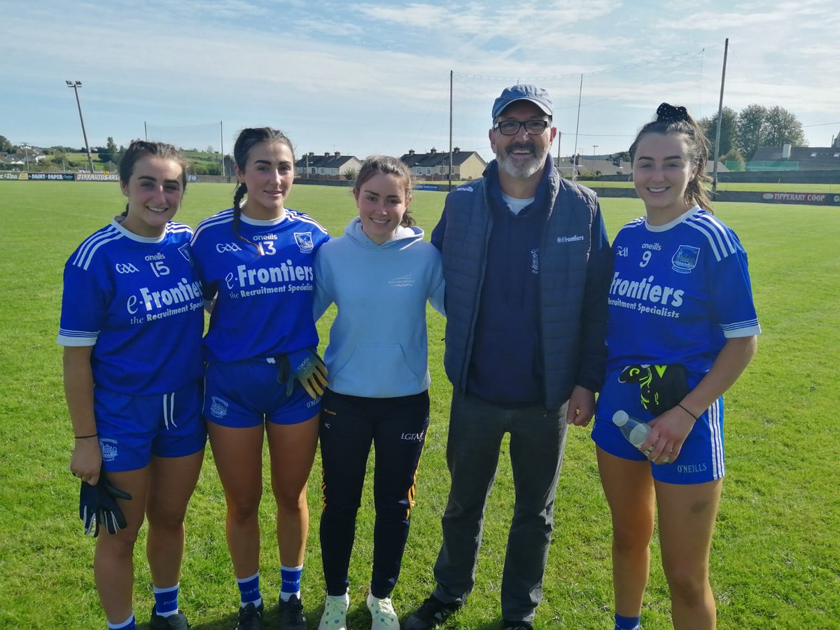 e_frontiers's tweet photo. All at @e_frontiers are delighted for @sars_ladiesFB panel, management and supporters on your brilliant win yesterday in the @TippLadiesFB Intermediate County Final 👏👏🔵⚪️ #proudsponsor https://t.co/W3axZzv05U