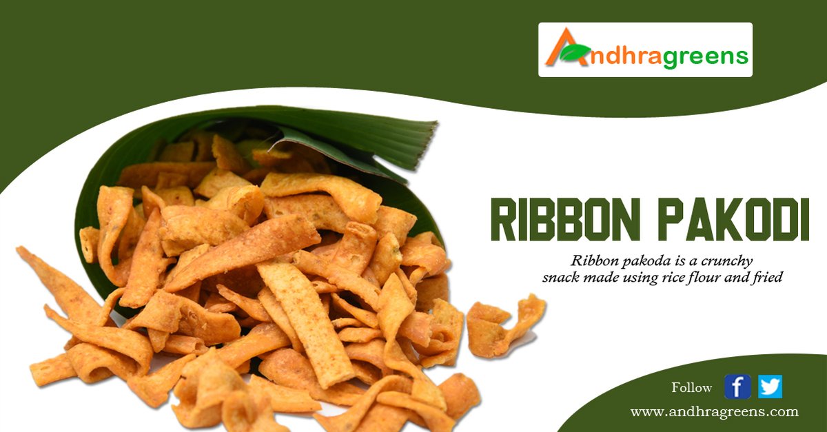 ➡Ribbon Pakodi 
➡We strive to deliver high quality, #Fresh fresh products direct to your home
➡supported by Department of Horticulture Government of Andhra Pradesh.
👉 For ordering Visit: andhragreens.com/p/c/ribbon-pak…

#snack #FoodProducts #BesanFlour #ChickpeaFlour #BengalGramFlour