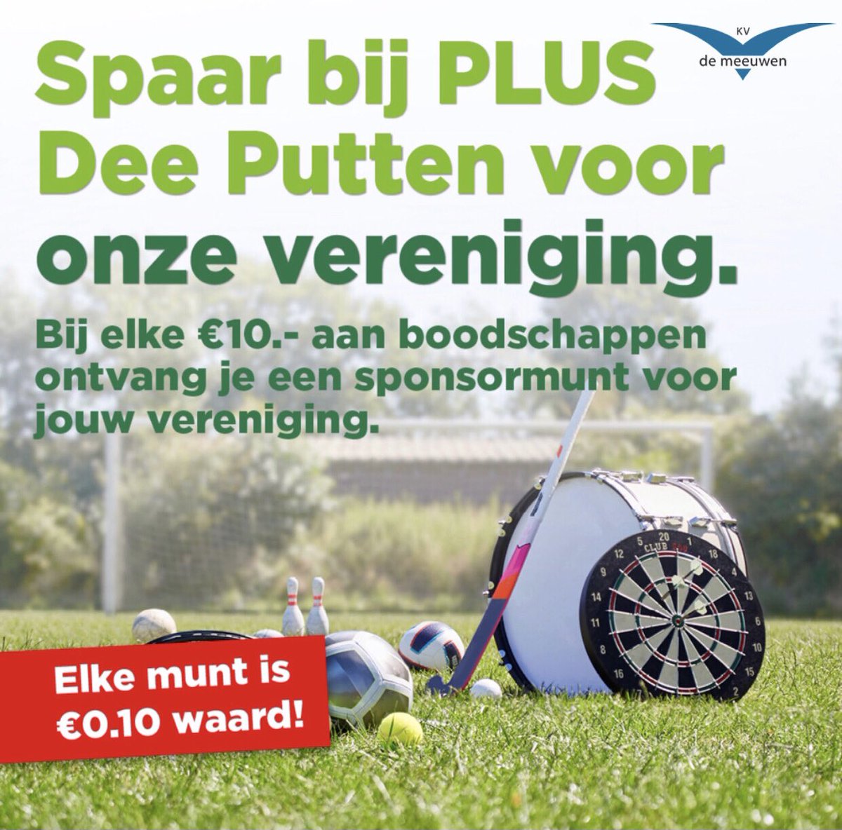 Vandaag start de grote steun-sponsoractie van onze hoofdsponsor @PLUSDeePutten! Meedoen is heel simpel en het kan onze club veel opleveren! Dus steun onze vereniging en DOE MEE!