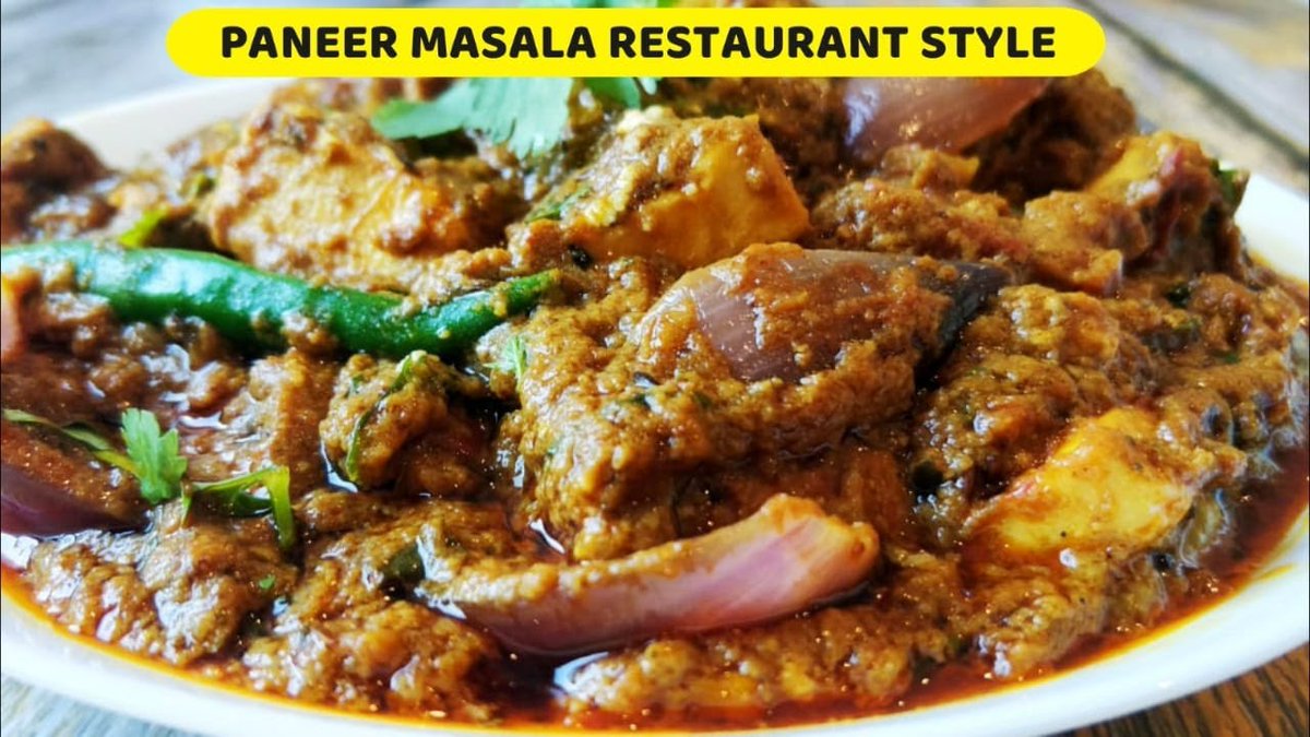 Paneer Masala Recipe | Restaurant Style Paneer Masala
Recipe link:- youtu.be/R4Za6SvB-xY
#paneer #paneermasala #paneerrecipes  #restaurant #paneerlover #indiancurry #spicyfood #spicy #foods #foodies #foodblogger #foodlovers #recipes #curry #spicyfood #spicycurry #subscribe