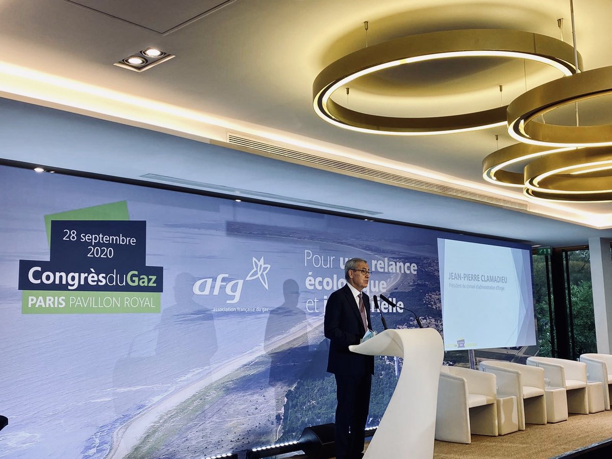 Ravi d'intervenir au #congresdugaz2020. Nous avons ajd besoin d’une voix gazière forte réunissant toute la filière 🇫🇷. @gazafg y participe en centrant ses débats sur la contribution possible de ttes les solutions #gaz à la décarbonation immédiate et ambitieuse du mix énergétique.